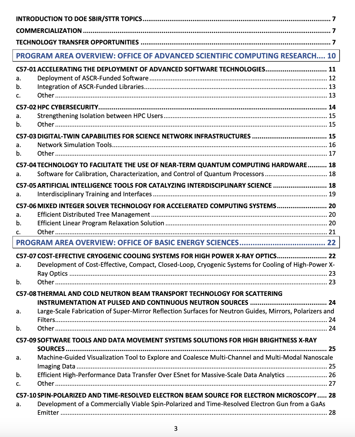 About Topics & Subtopics - DOE SBIR/STTR Phase I Grant Application ...